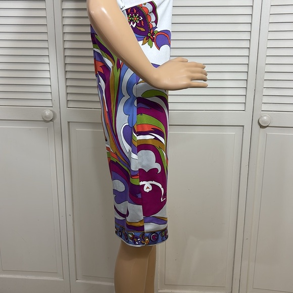 Vintage Retro 1960's Saul Villa Psychedelic Mod Print Dress Small - Picture 6 of 14
